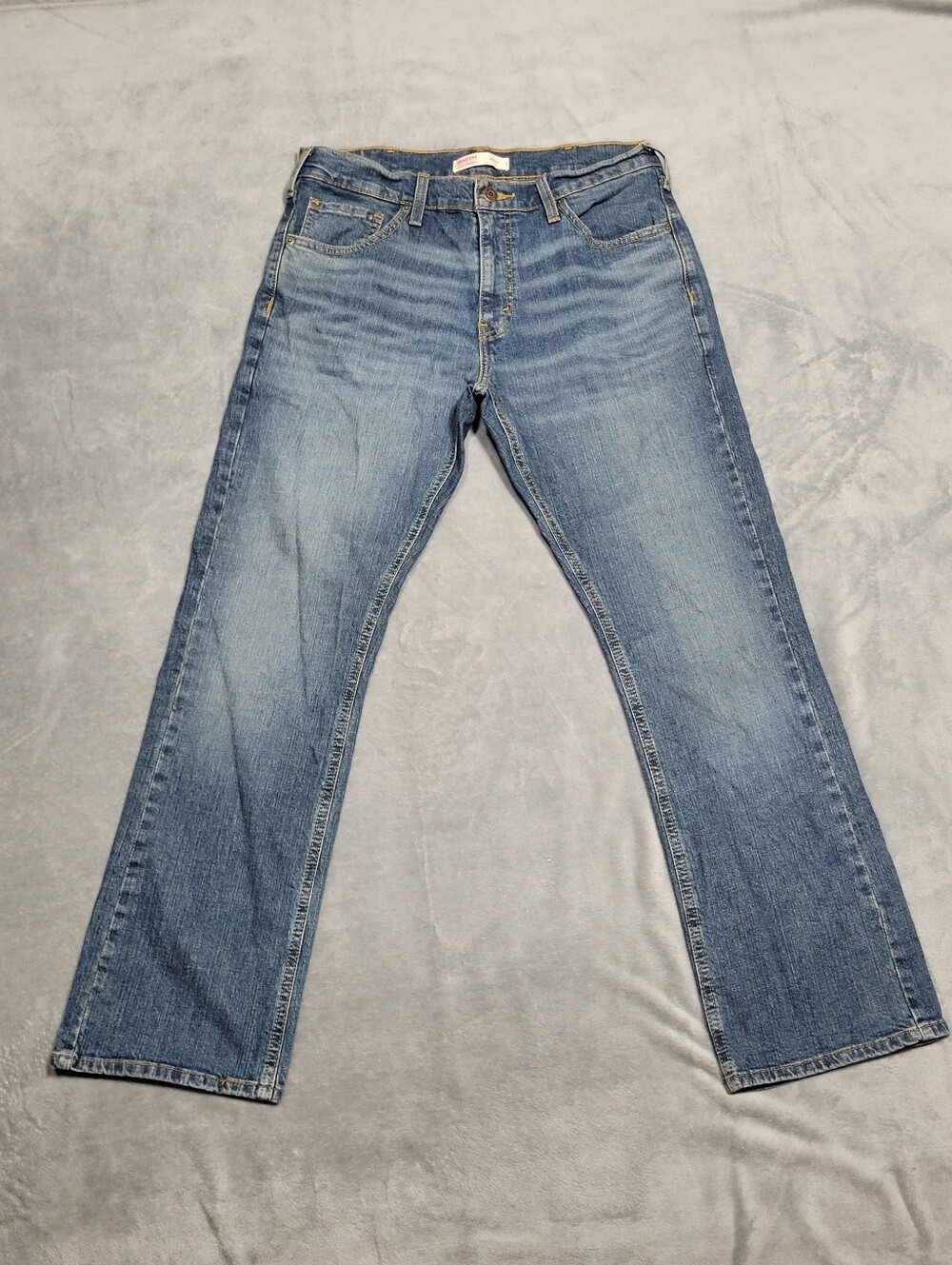 Signature by Levi Strauss Jeans Mens 32x30 Blue Cotton Denim Bootcut Stretch